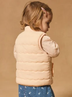 Sergent Major Manteau, Parka & Veste-Doudoune fleuri sans manches réversible