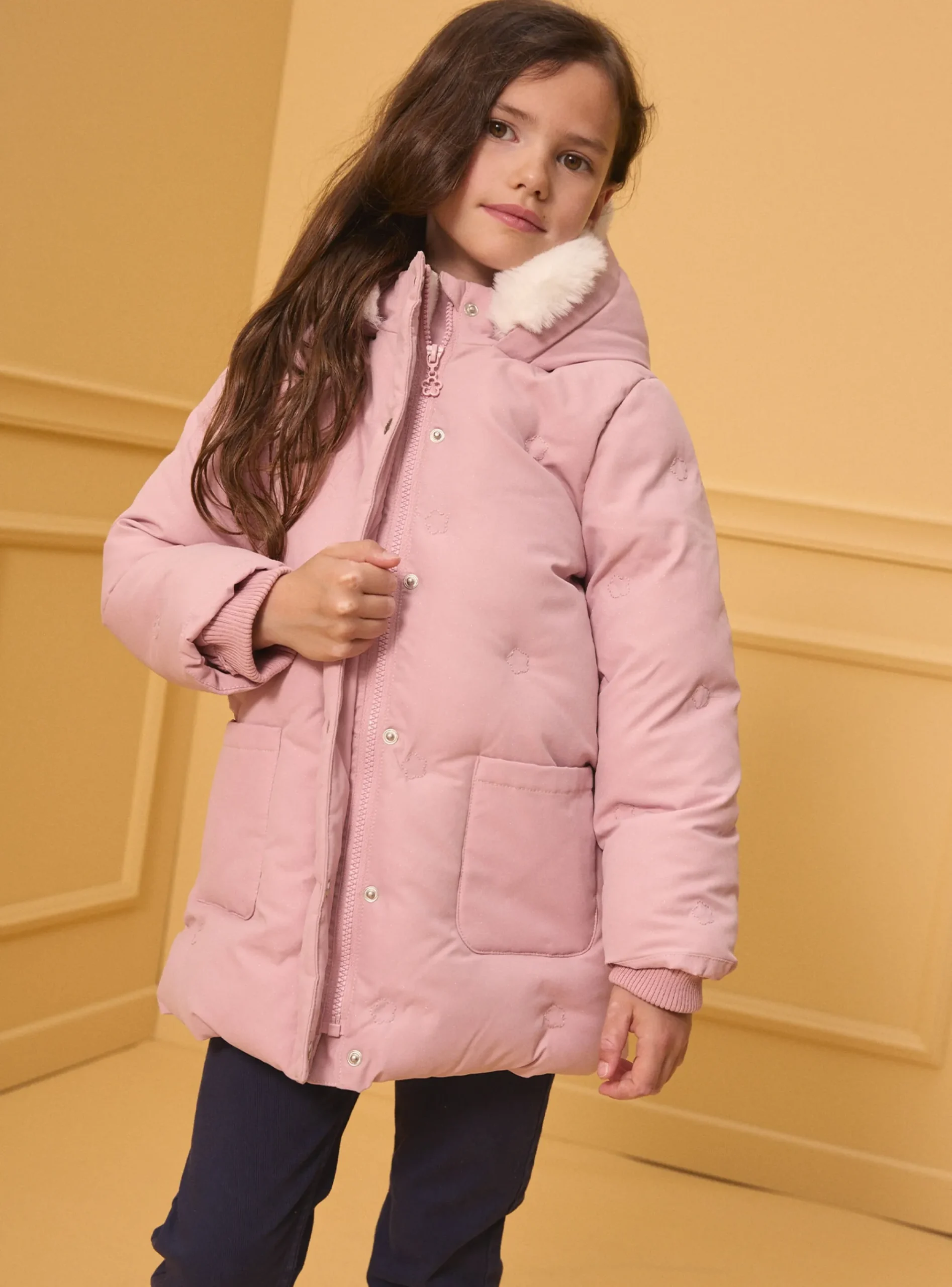 Sergent Major Manteau, Parka & Veste-Doudoune longue à capuche
