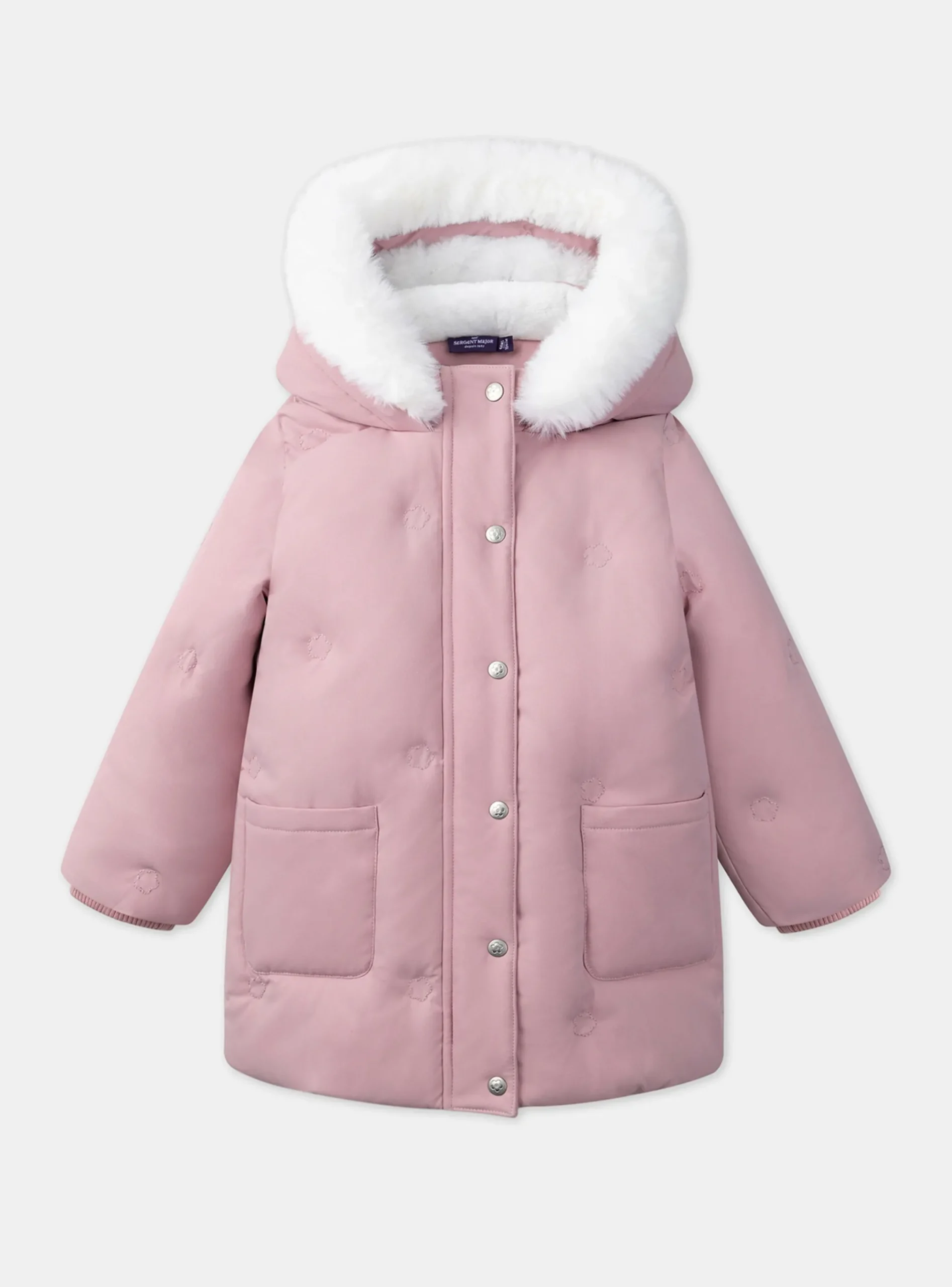 Sergent Major Manteau, Parka & Veste-Doudoune longue à capuche