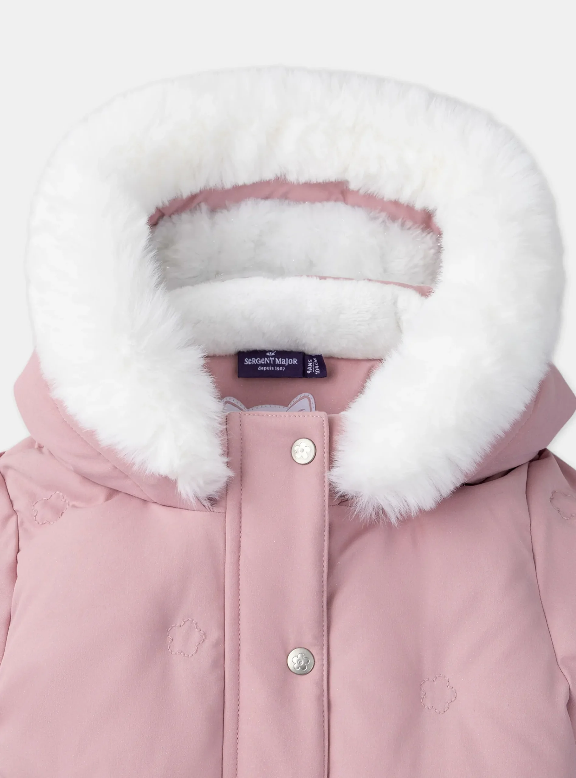 Sergent Major Manteau, Parka & Veste-Doudoune longue à capuche