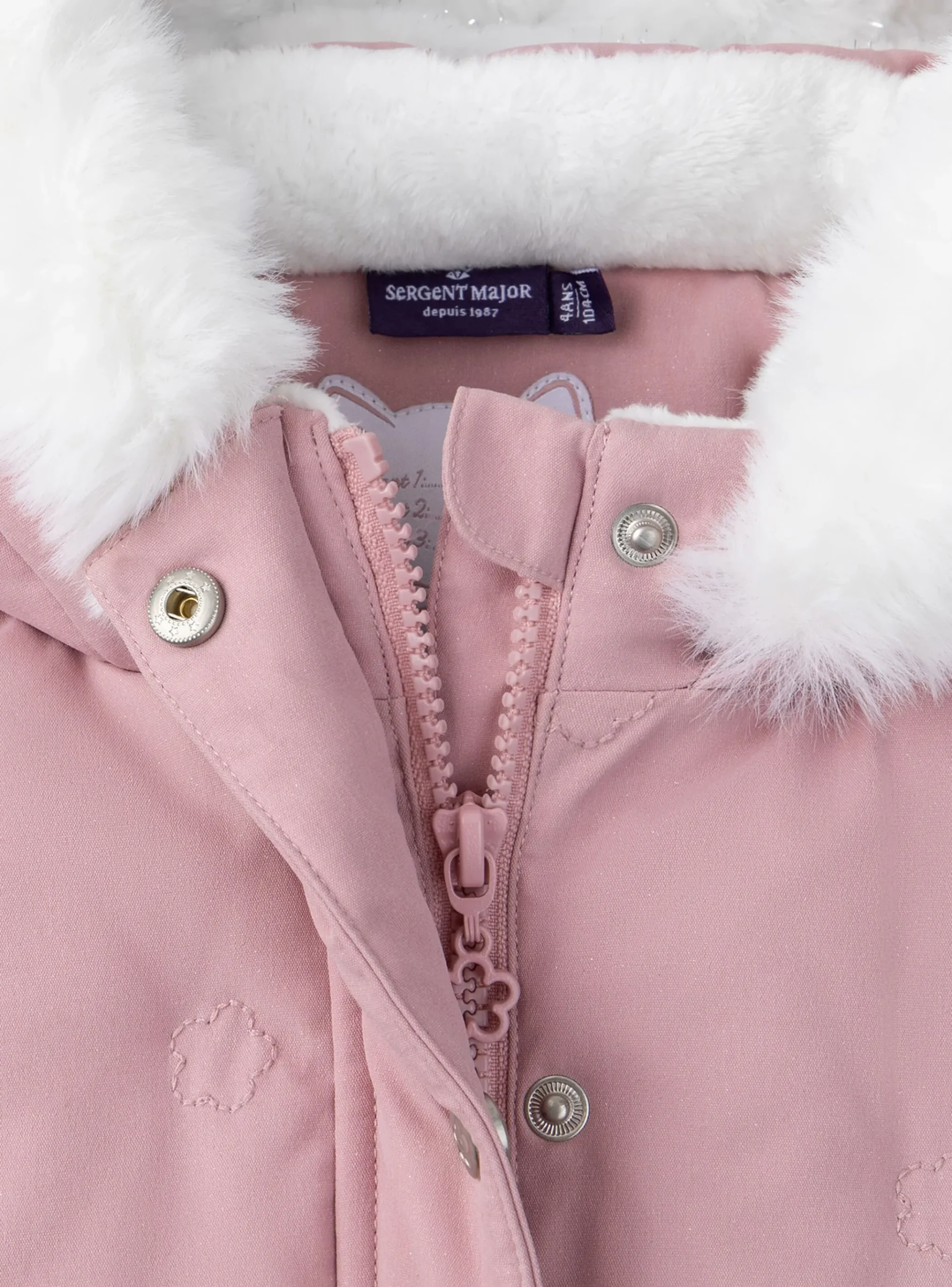 Sergent Major Manteau, Parka & Veste-Doudoune longue à capuche