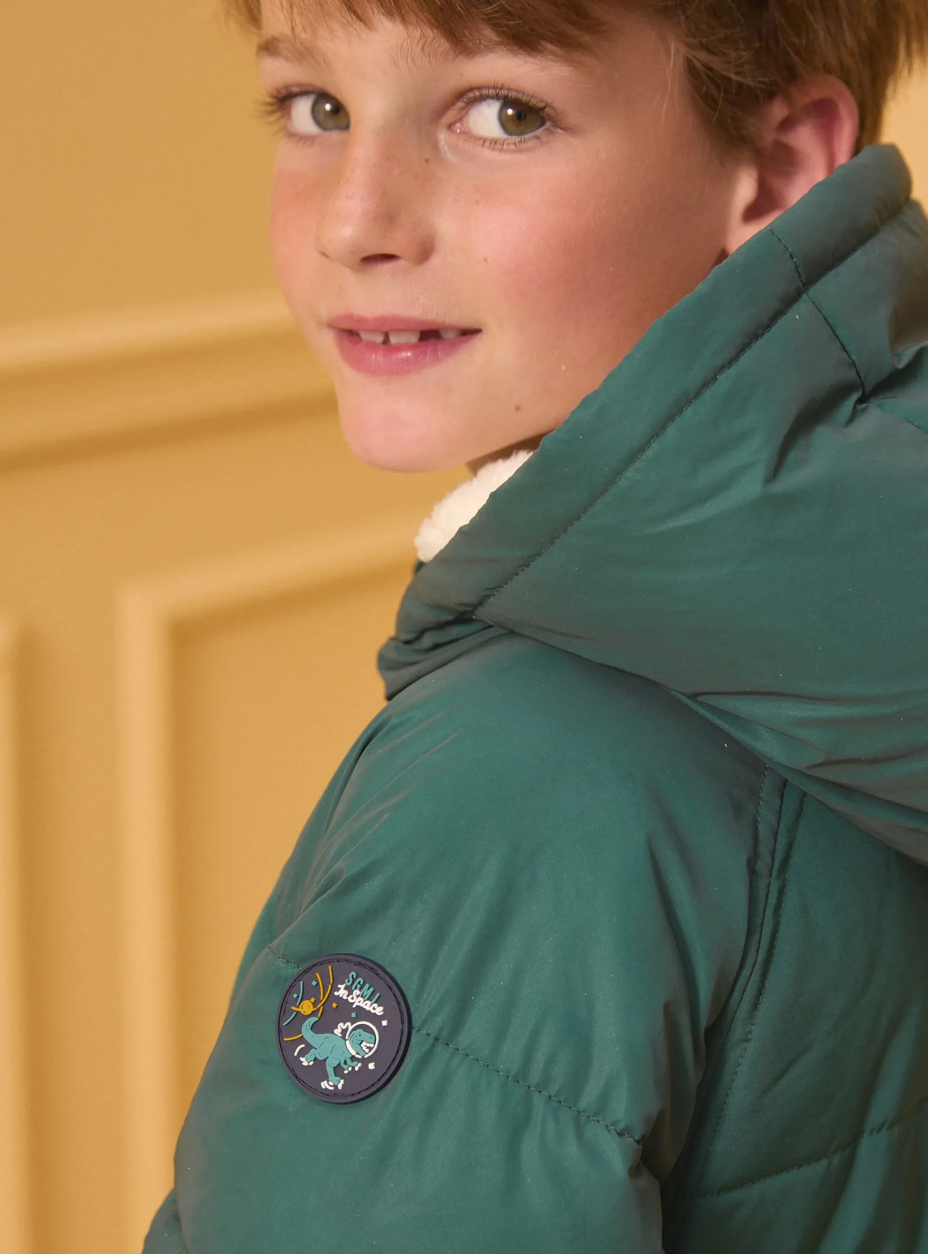 Sergent Major Manteau, Parka & Veste-Doudoune Longue Réfléchissante