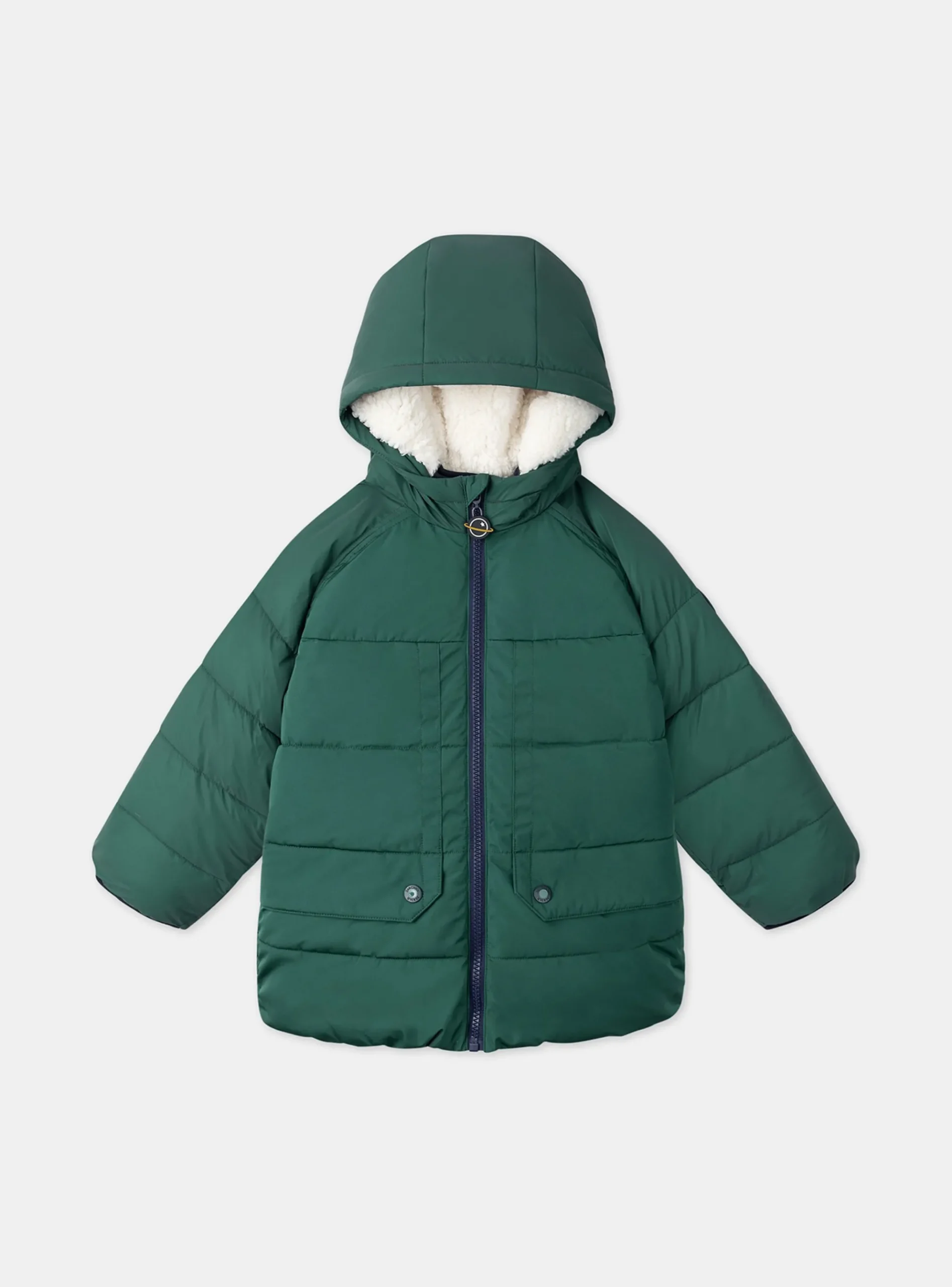Sergent Major Manteau, Parka & Veste-Doudoune Longue Réfléchissante