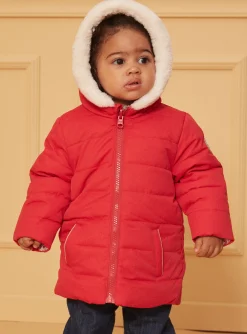 Sergent Major Manteau, Parka & Veste-Doudoune Rouge