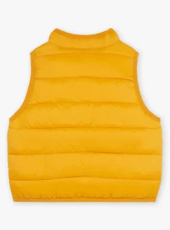 Sergent Major Manteau, Parka & Veste-Doudoune sans manche ambre jaune r&eacute;versible