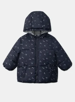 Sergent Major Manteau, Parka & Veste-Doudoune vichy réversible à capuche