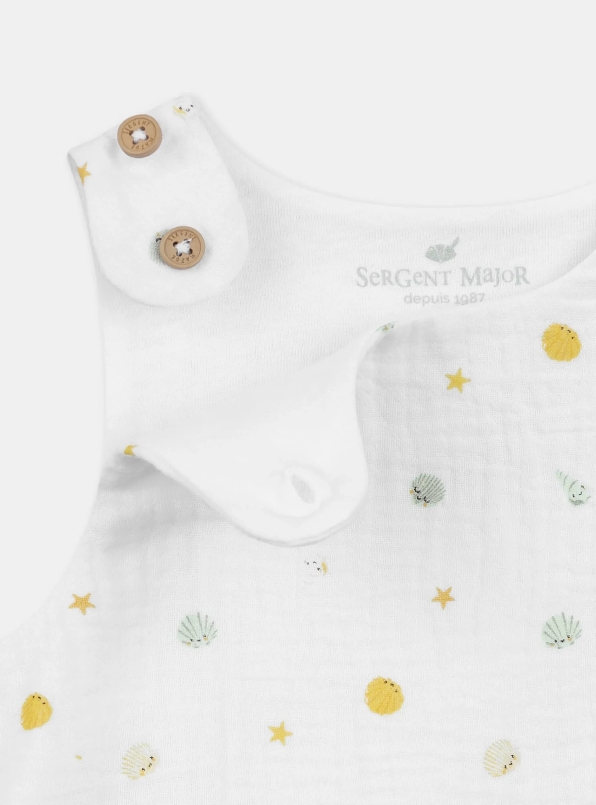 Sergent Major Tenues & Ensembles-Ensemble barbotteuse et bob en gaze de coton
