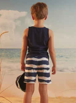Sergent Major Maillot De Bain & Tenue De Plage-Ensemble Bleu marine