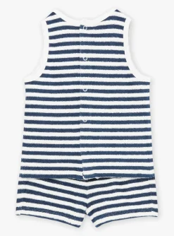 Sergent Major Maillot De Bain-Ensemble Bleu marine