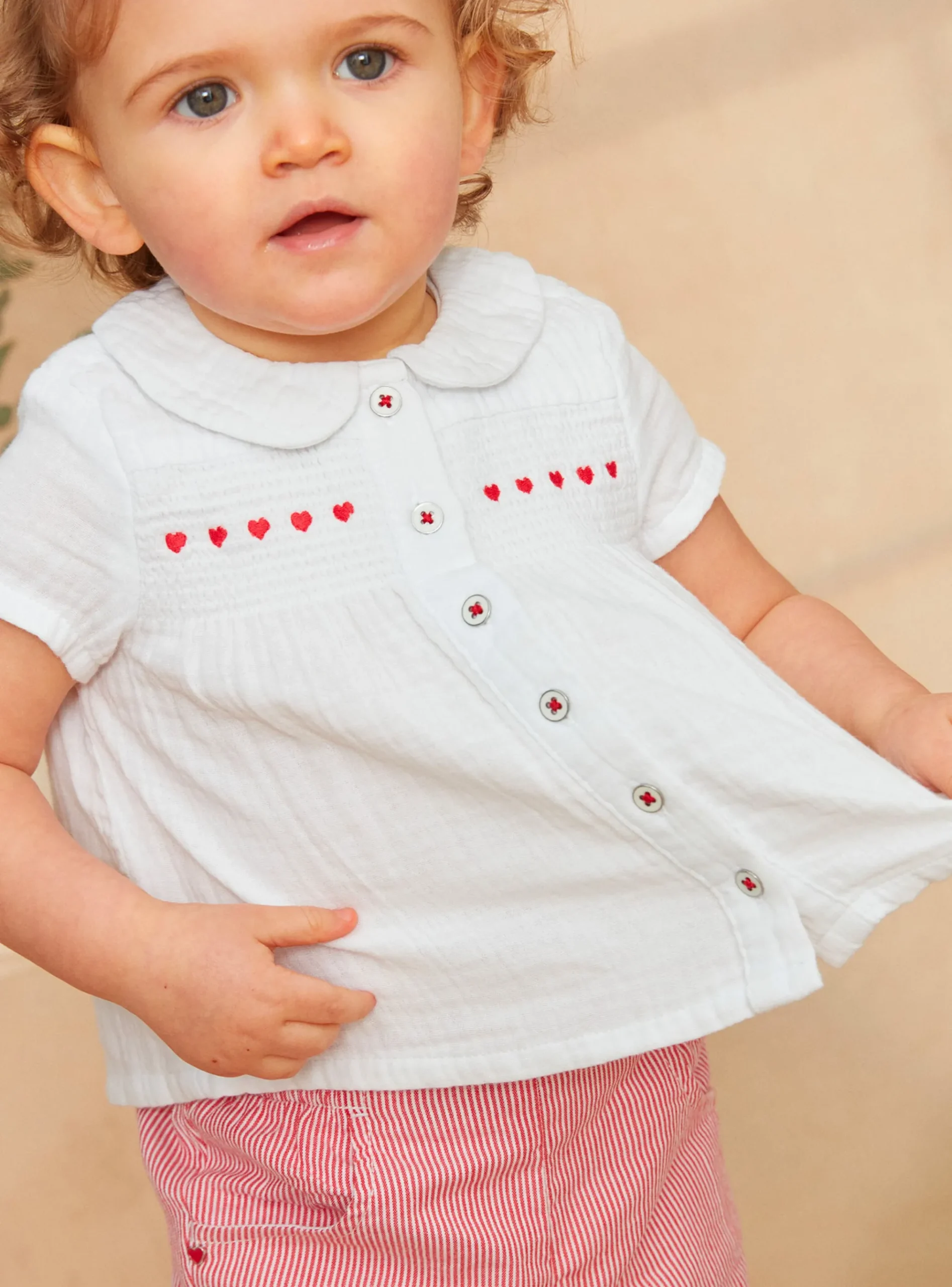Sergent Major Ensemble, Combinaison & Salopette-Ensemble blouse et short rayé
