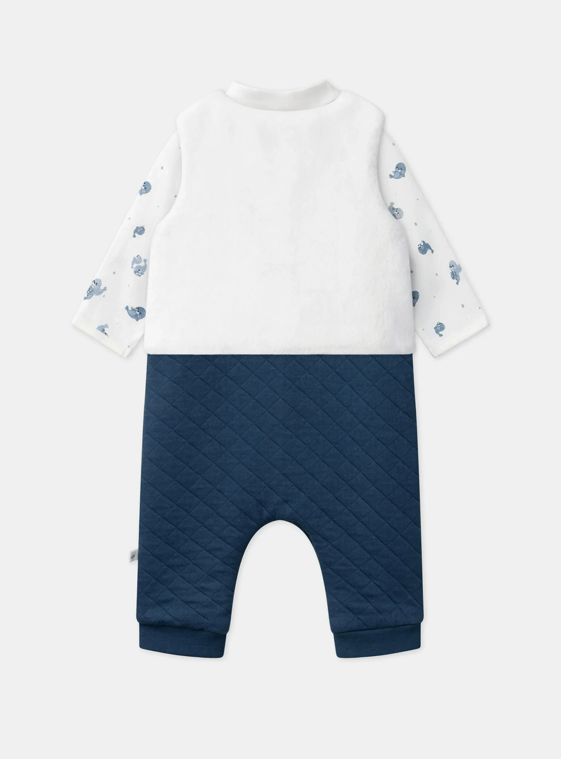 Sergent Major Tenues & Ensembles-Ensemble de jour body + Salopette + gilet