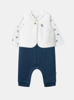 Sergent Major Tenues & Ensembles-Ensemble de jour body + Salopette + gilet
