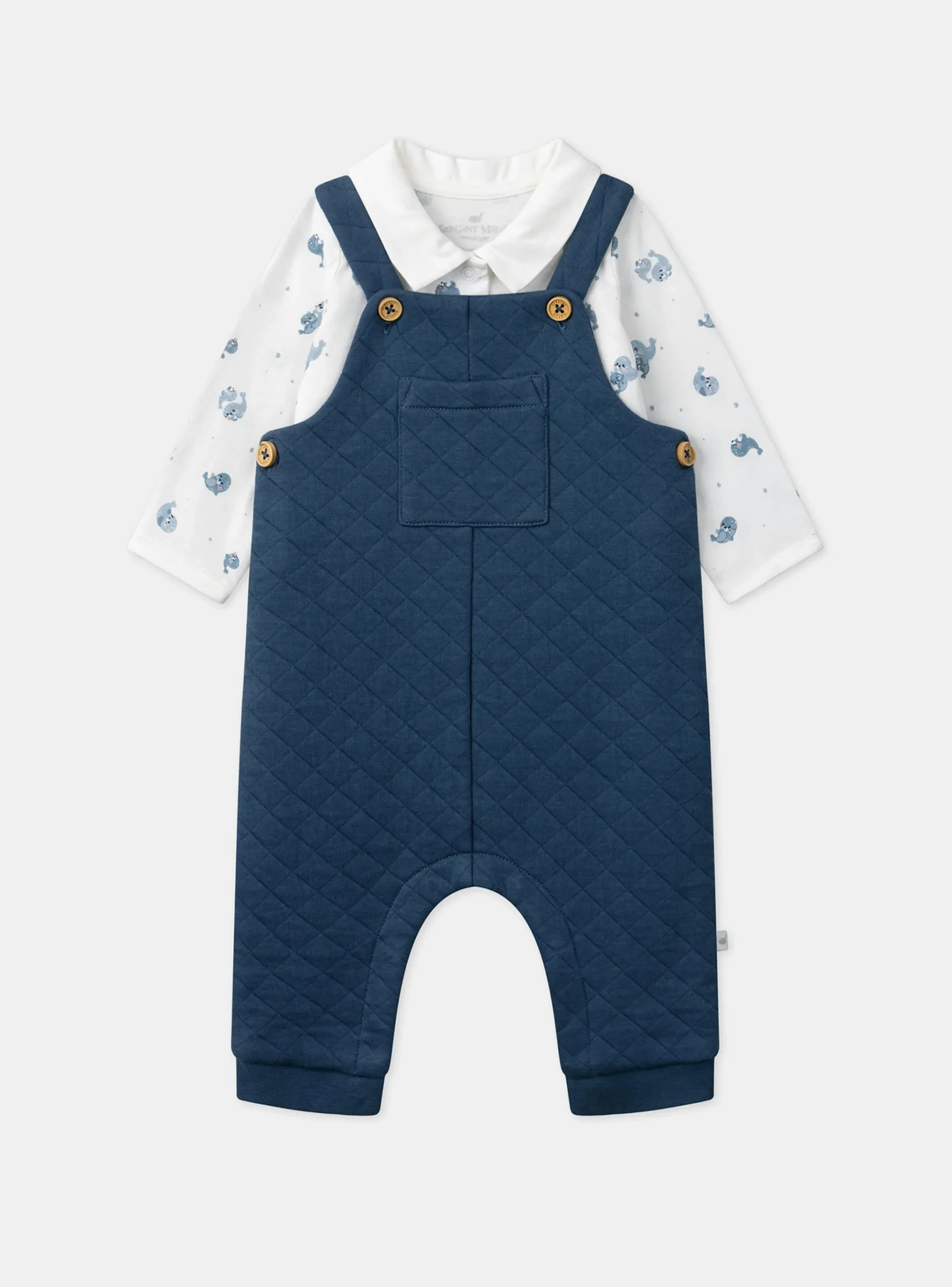 Sergent Major Tenues & Ensembles-Ensemble de jour body + Salopette + gilet