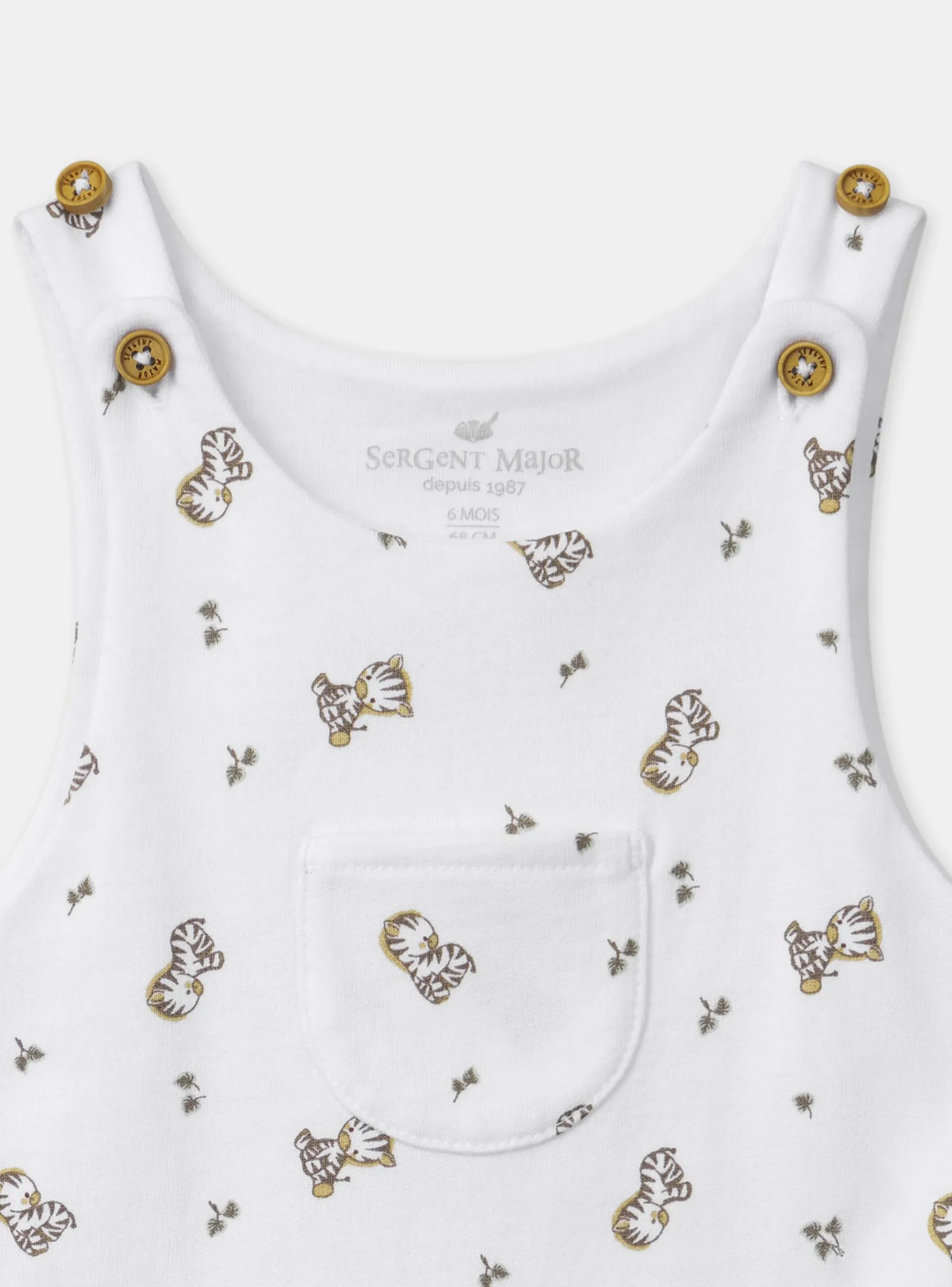 Sergent Major Tenues & Ensembles-Ensemble de jour body + Salopette + Chaussettes