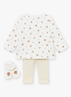 Sergent Major Tenues & Ensembles-Ensemble gilet, pantalon et chaussettes &eacute;cru et gr&egrave;ge