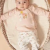 Sergent Major Tenues & Ensembles-Ensemble haut et pantalon rose clair