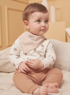 Sergent Major Tenues & Ensembles-Ensemble haut, pantalon et bandana noisette et &eacute;cru
