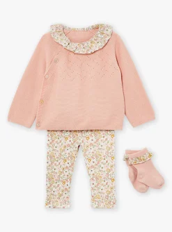 Sergent Major Tenues & Ensembles-Ensemble haut, pantalon et chaussettes bois de rose
