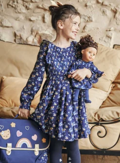 Sergent Major Jouets & Peluches-Ensemble pour poupée "Mon Adorable Poupée" robe, collant et sac à dos