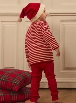 Sergent Major Ensemble, Combinaison & Salopette | Pyjama & Grenouillère-Ensemble sweat et legging avec bonnet r&ecirc;ne de No&euml;l
