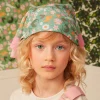 Sergent Major Chapeau & Foulard | Bonnet, Echarpe & Gants-Foulard imprim&eacute; chats et fleurs