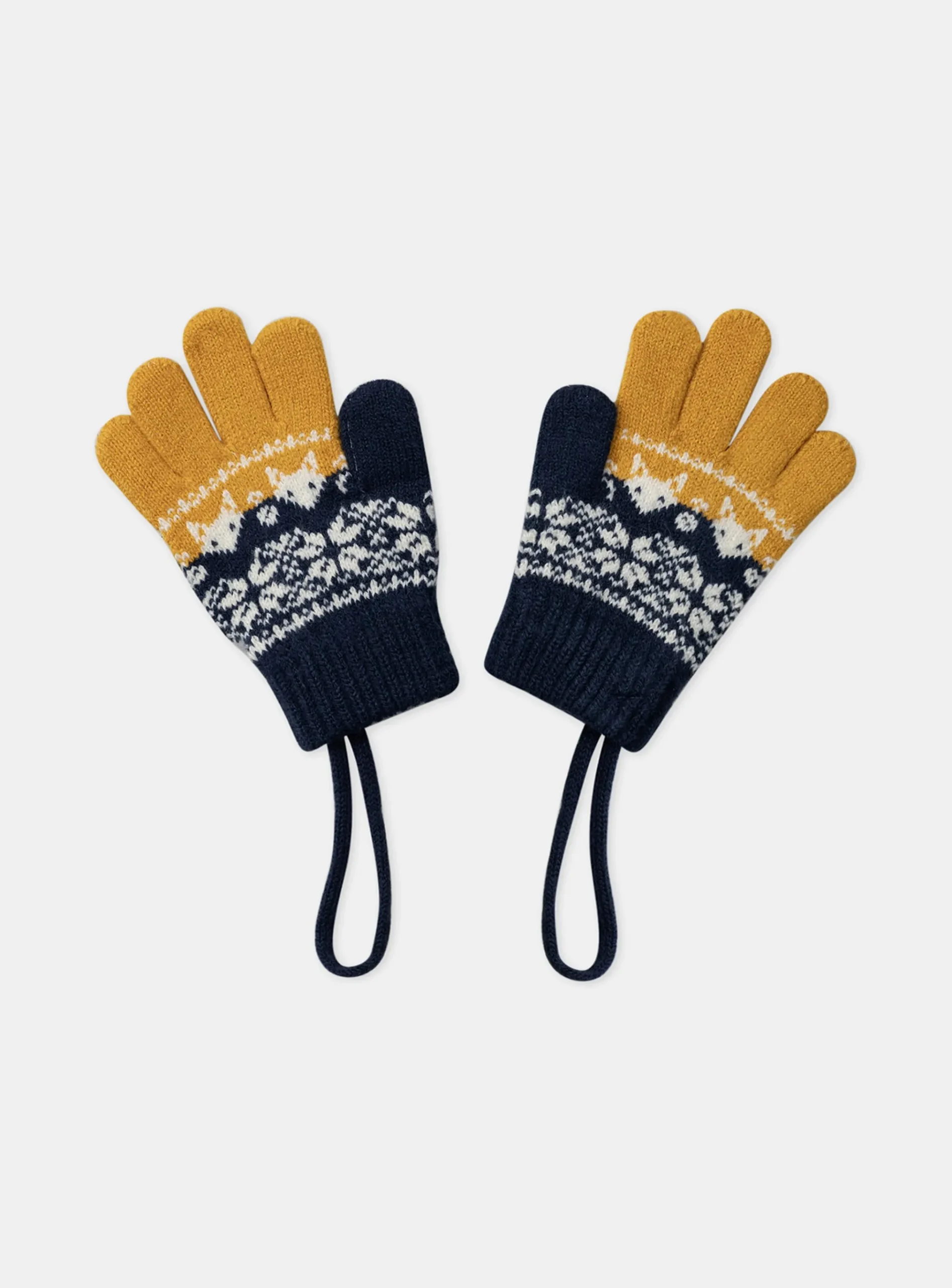 Sergent Major Bonnet, Echarpe, & Gant-Gants jacquard tricolore