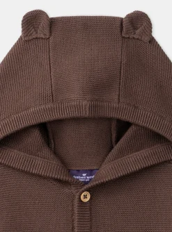 Sergent Major Pull, Gilet & Cardigan-Gilet &agrave; capuche avec oreilles ourson