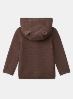 Sergent Major Pull, Gilet & Cardigan-Gilet &agrave; capuche avec oreilles ourson