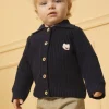 Sergent Major Pull, Gilet & Cardigan-Gilet &agrave; col