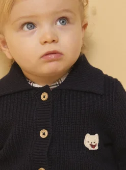 Sergent Major Pull, Gilet & Cardigan-Gilet &agrave; col