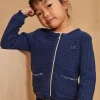 Sergent Major Pull, Gilet & Cardigan-Gilet &agrave; manches longues bleu marine