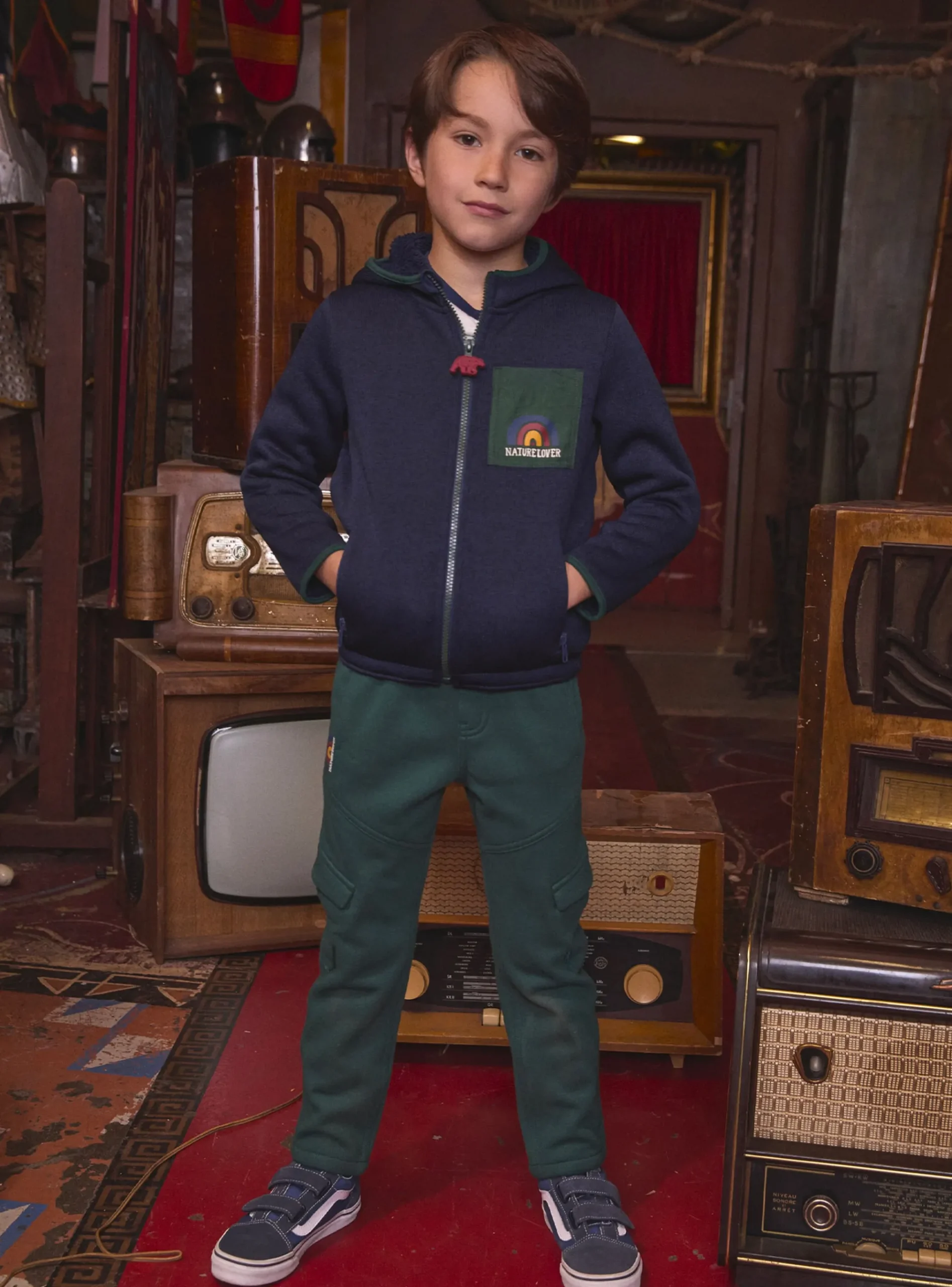 Sergent Major Pull, Gilet & Sweat-Gilet Bleu marine