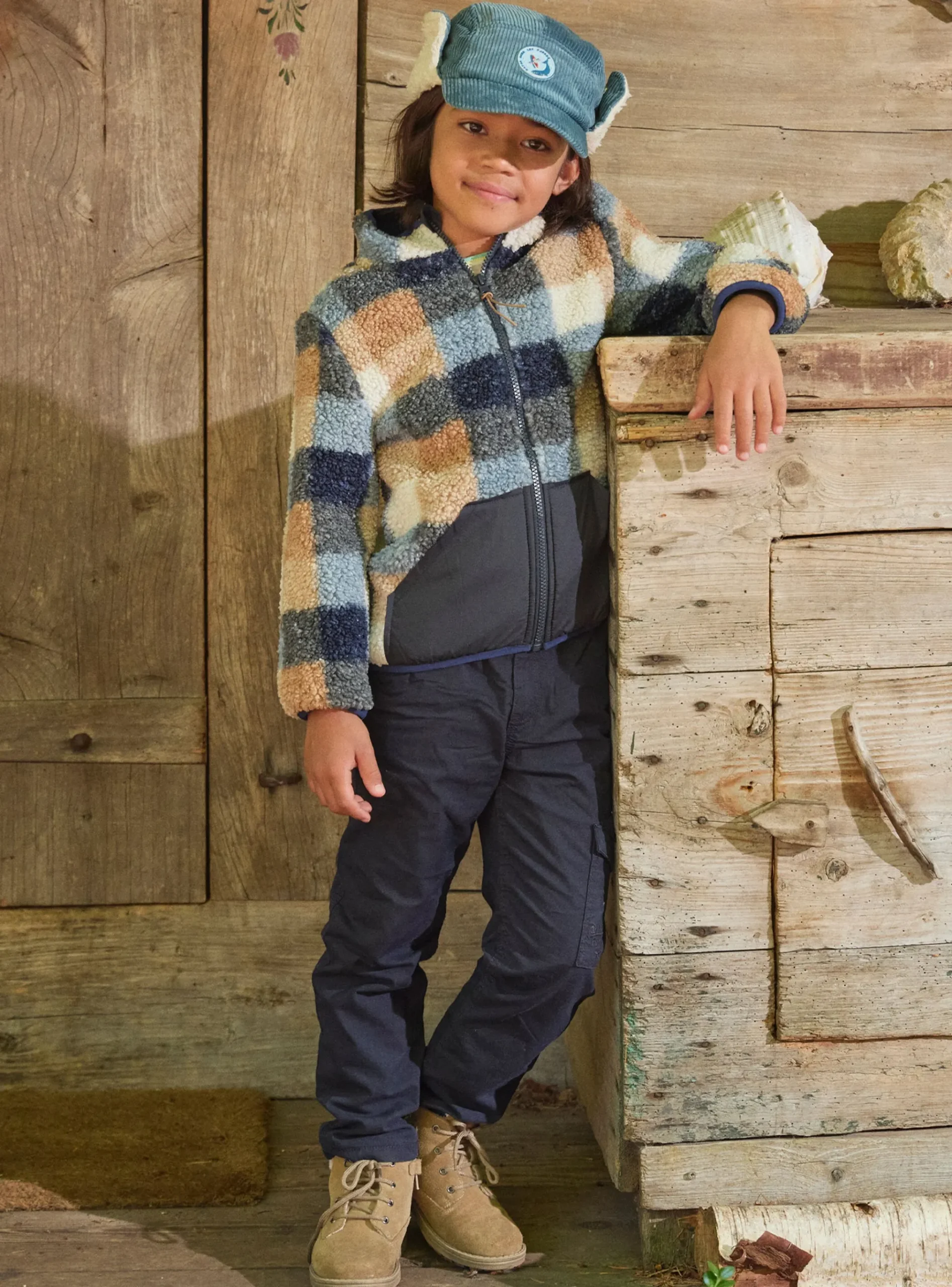 Sergent Major Pull, Gilet & Sweat-Gilet chaud à carreaux