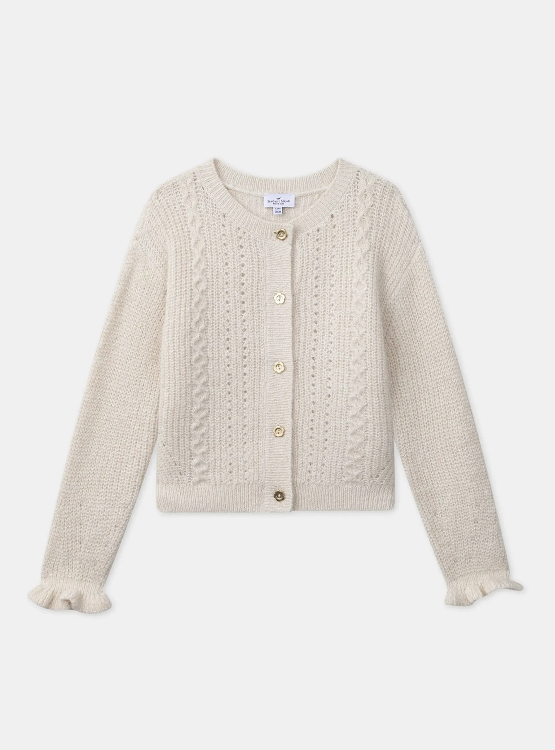 Sergent Major Pull, Gilet & Cardigan-Gilet doré
