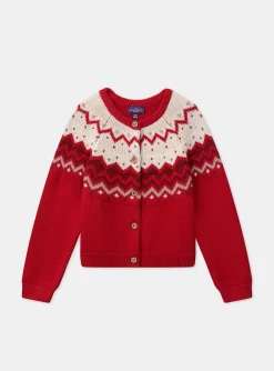 Sergent Major Pull, Gilet & Cardigan-Gilet en jacquard