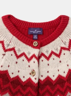 Sergent Major Pull, Gilet & Cardigan-Gilet en jacquard