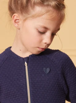 Sergent Major Pull, Gilet & Cardigan-Gilet en maille bleu