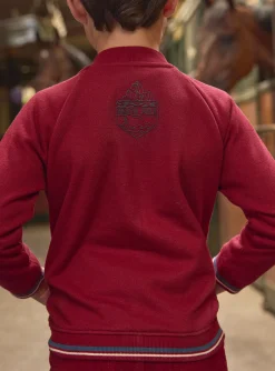 Sergent Major Pull, Gilet & Sweat-Gilet en maille piqu&eacute;e rouge