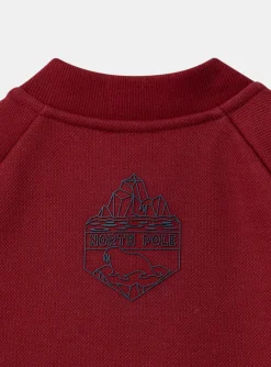 Sergent Major Pull, Gilet & Sweat-Gilet en maille piquée rouge