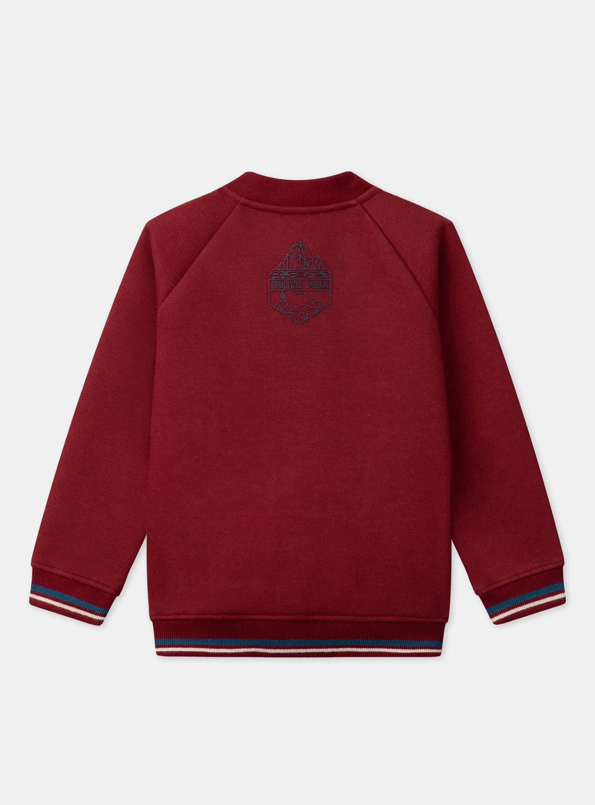 Sergent Major Pull, Gilet & Sweat-Gilet en maille piquée rouge