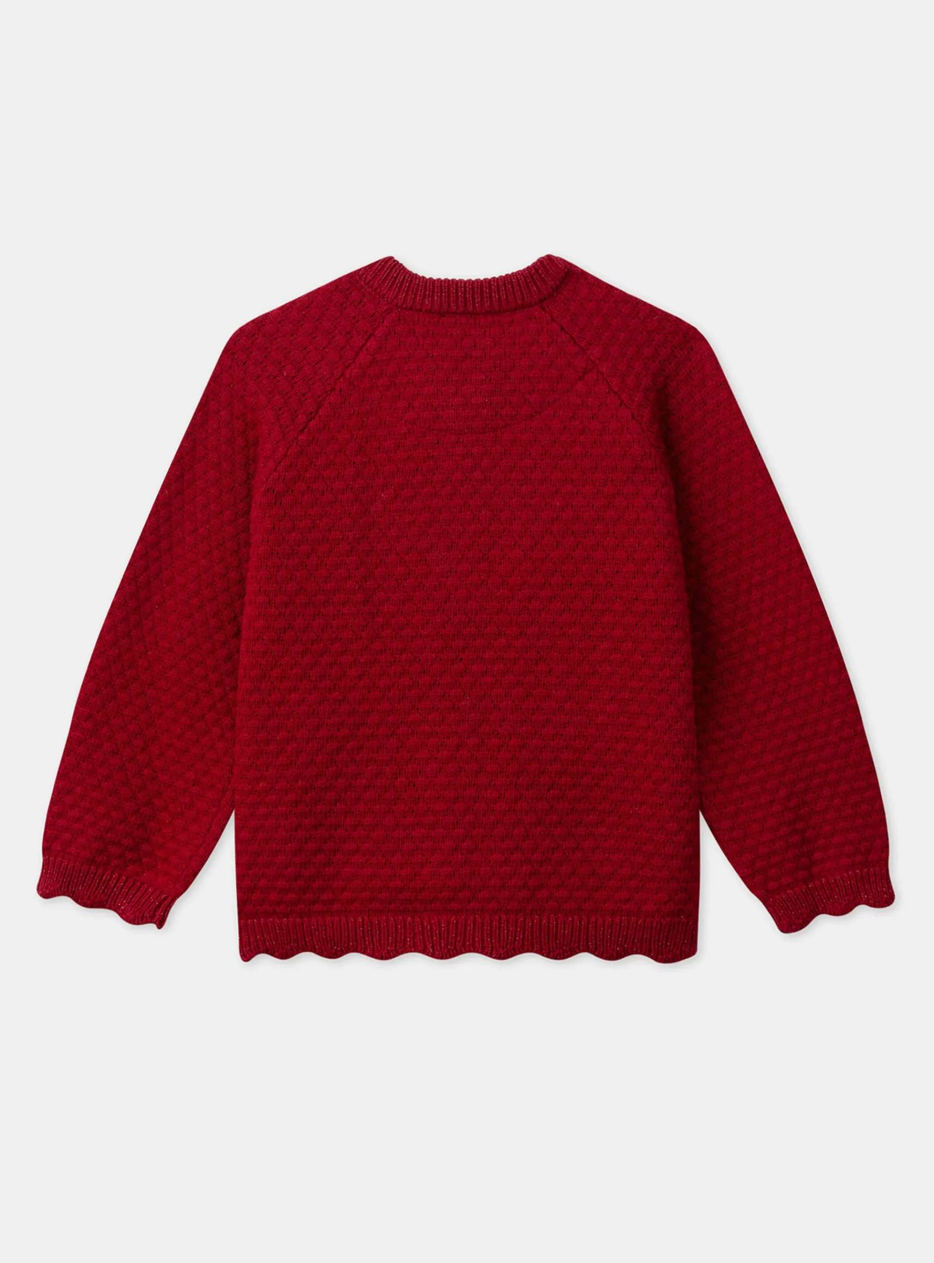 Sergent Major Pull, Gilet & Cardigan-Gilet en maille rouge