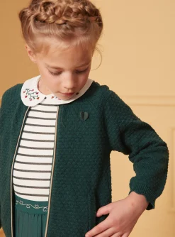Sergent Major Pull, Gilet & Cardigan-Gilet en maille  vert
