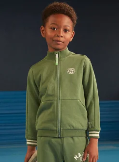 Sergent Major Tenues De Sport-Gilet en molleton gratté vert