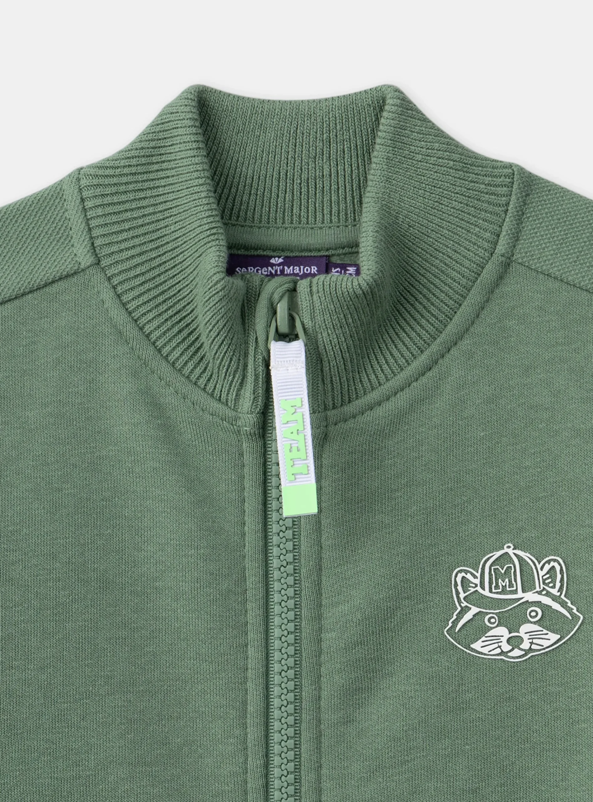 Sergent Major Tenues De Sport-Gilet en molleton gratté vert