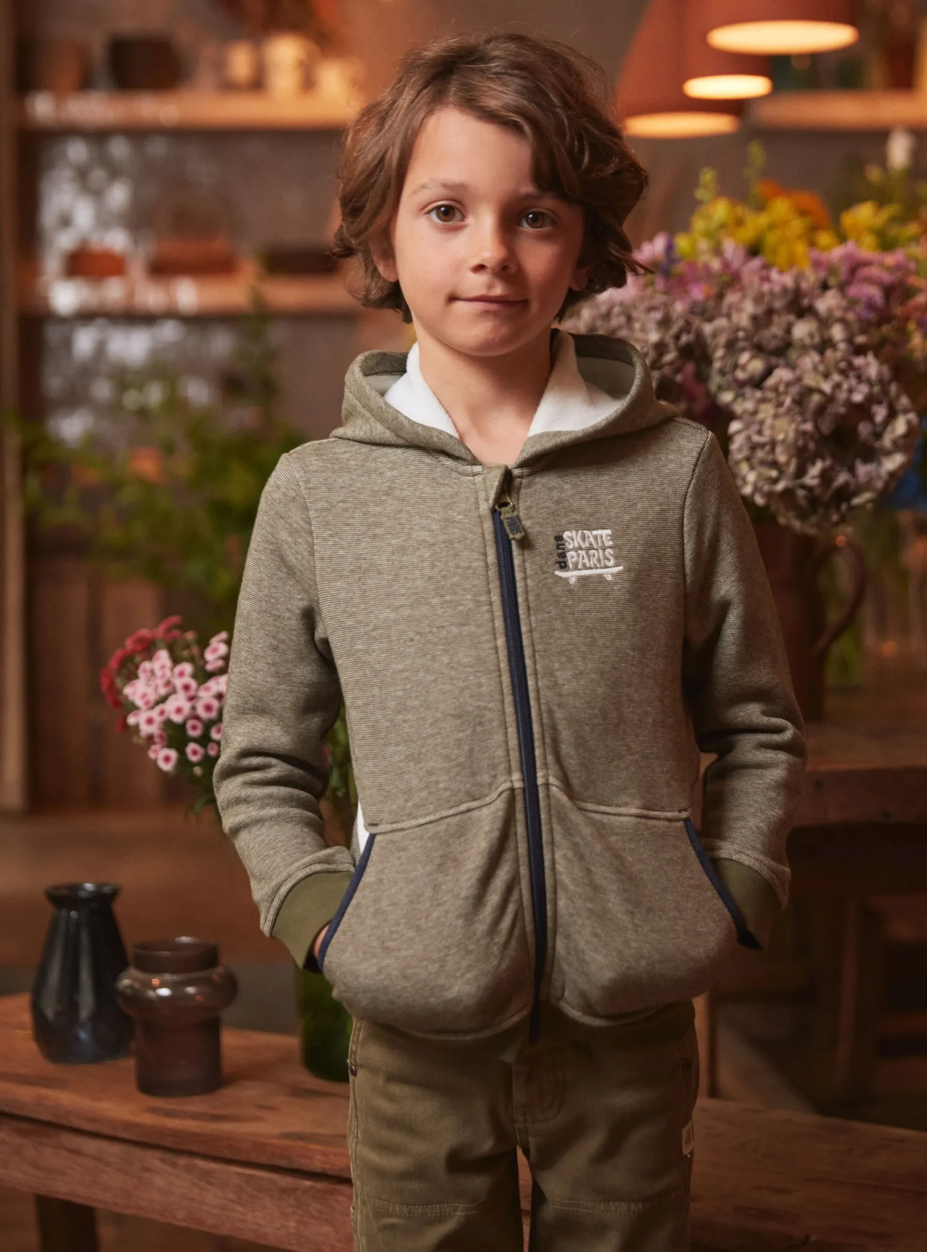 Sergent Major Pull, Gilet & Sweat-Gilet Kaki
