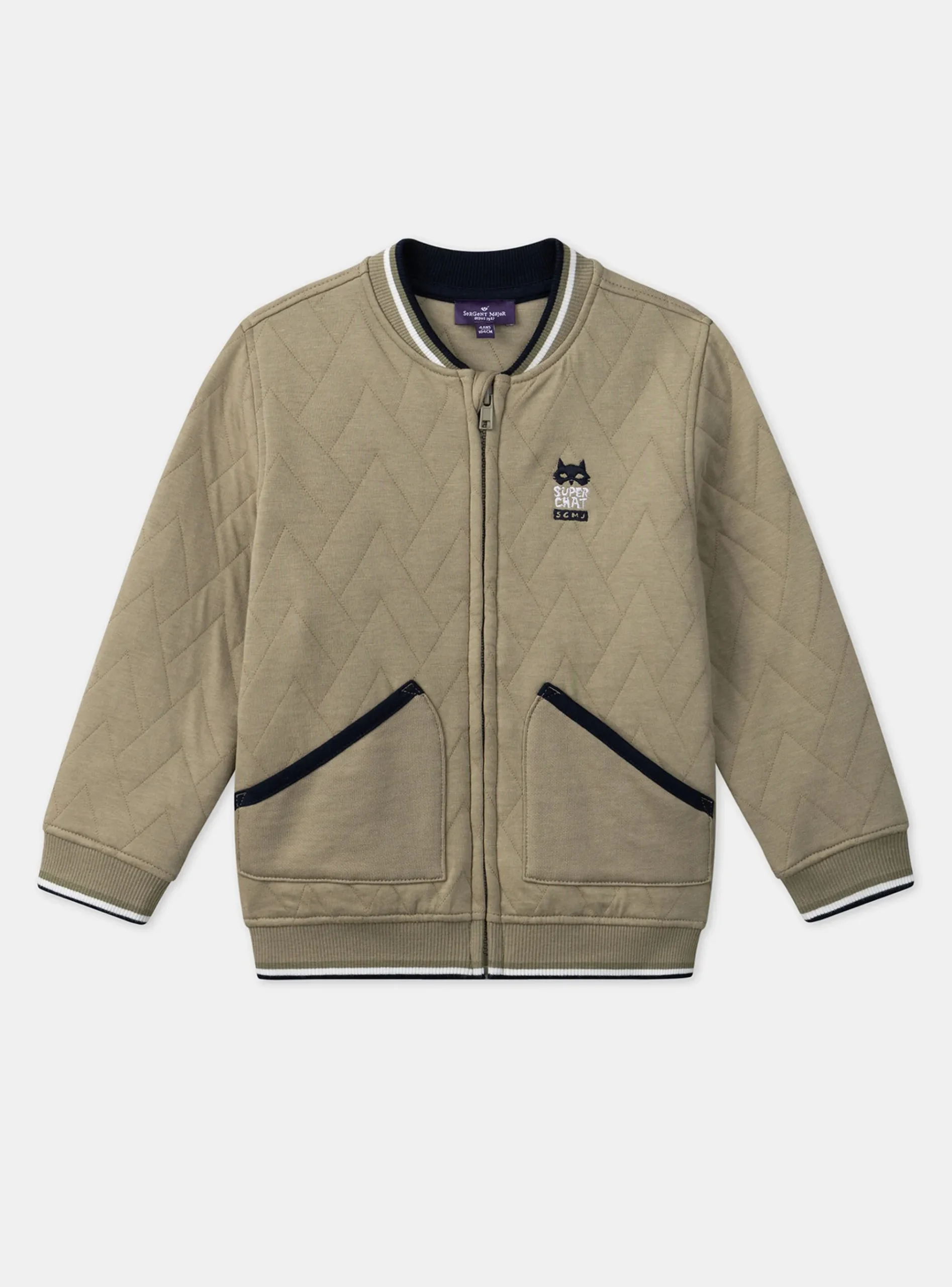 Sergent Major Pull, Gilet & Sweat-Gilet Kaki