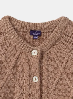Sergent Major Pull, Gilet & Cardigan-Gilet maille torsad&eacute;e