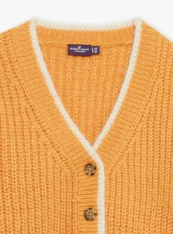 Sergent Major Pull, Gilet & Cardigan-Gilet ocre
