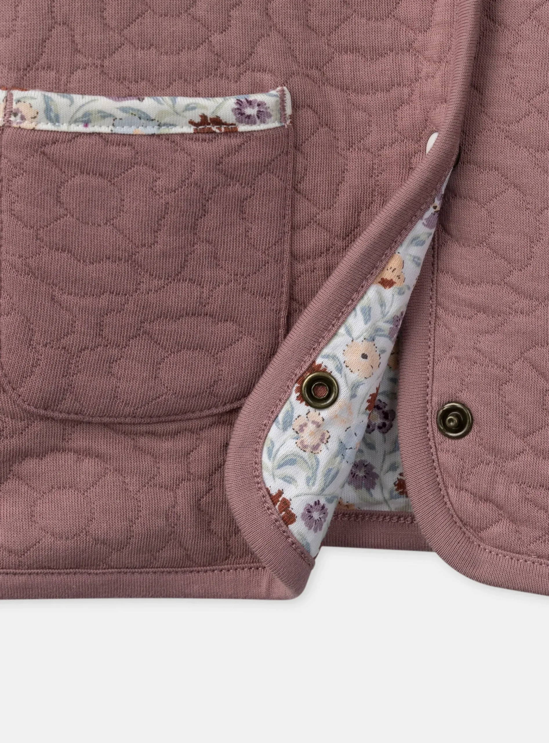 Sergent Major Pull, Gilet & Cardigan-Gilet reversible fleur