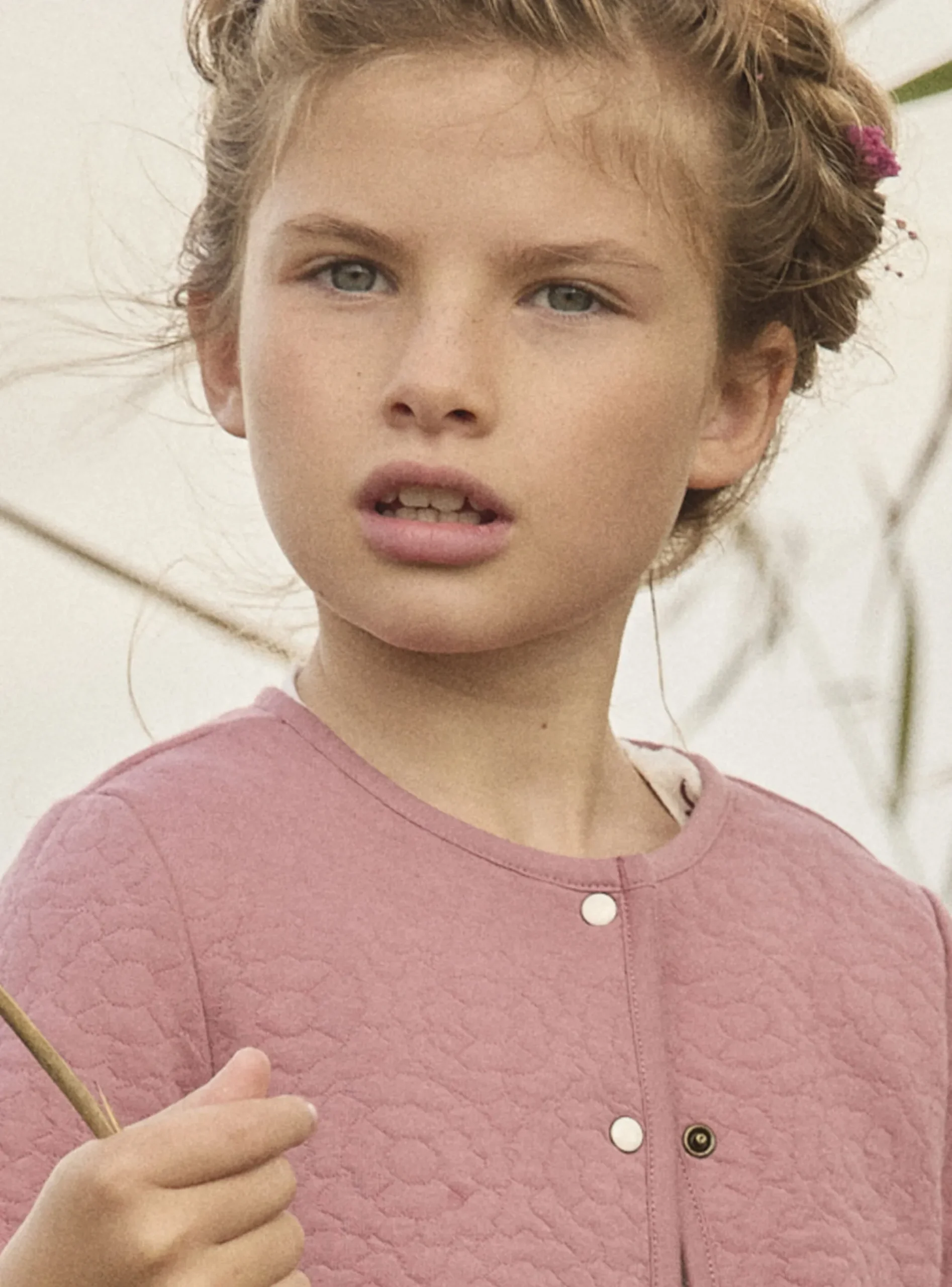 Sergent Major Pull, Gilet & Cardigan-Gilet reversible fleur